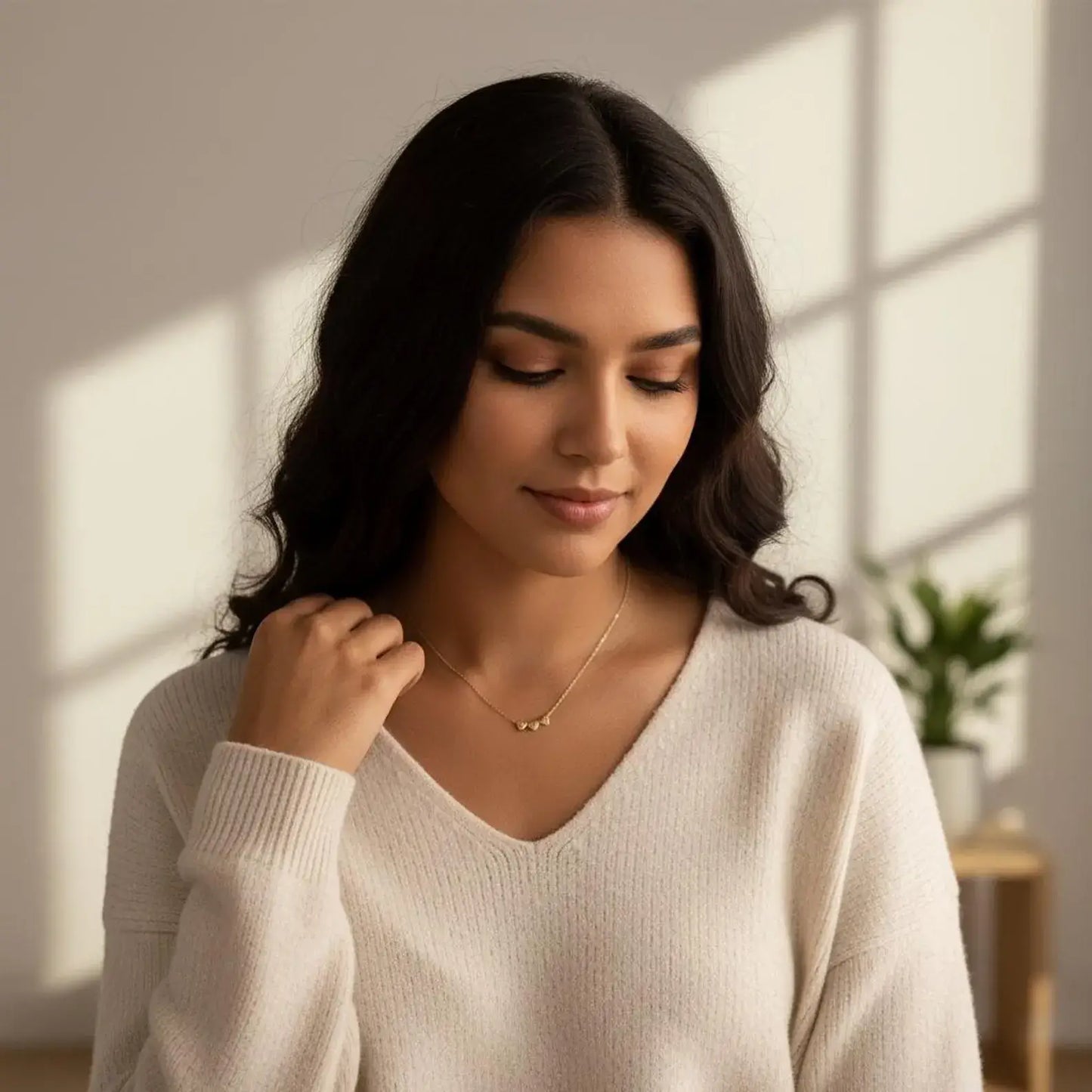 Personoitu sydän-nimikirjainkaulakoru